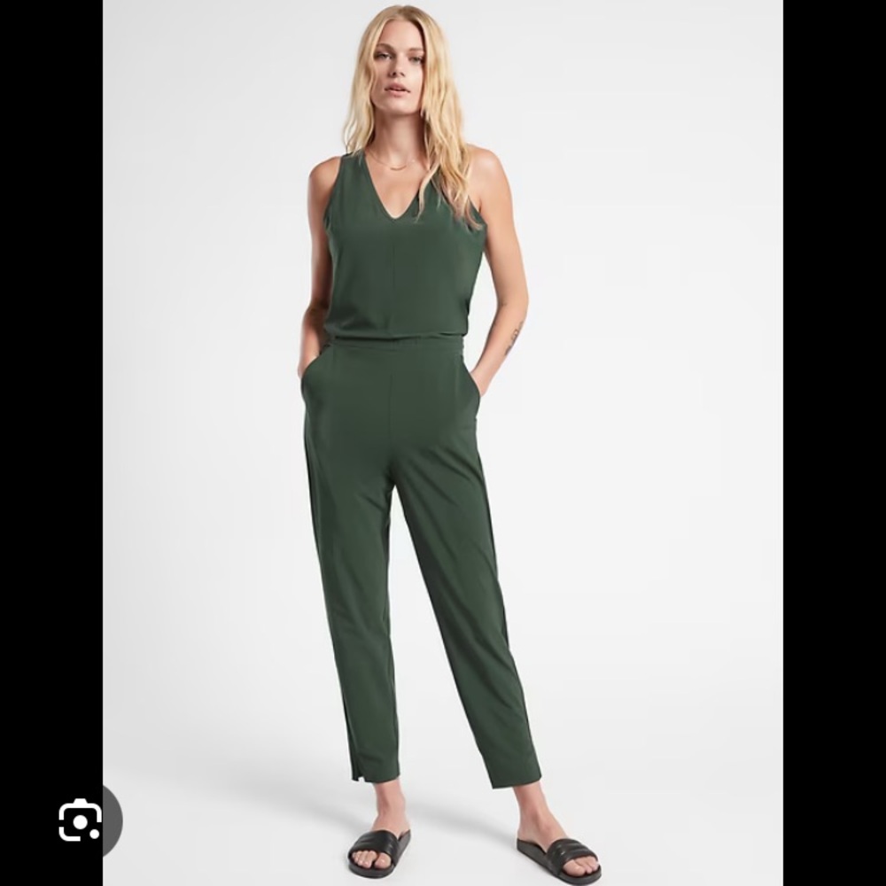 Athleta Green Brooklyn Jumpsuit